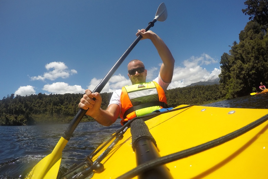 Un tour a deux blog voyage travel nouvelle zelande new zealand franz joseph glacier lac mapourika kayaks